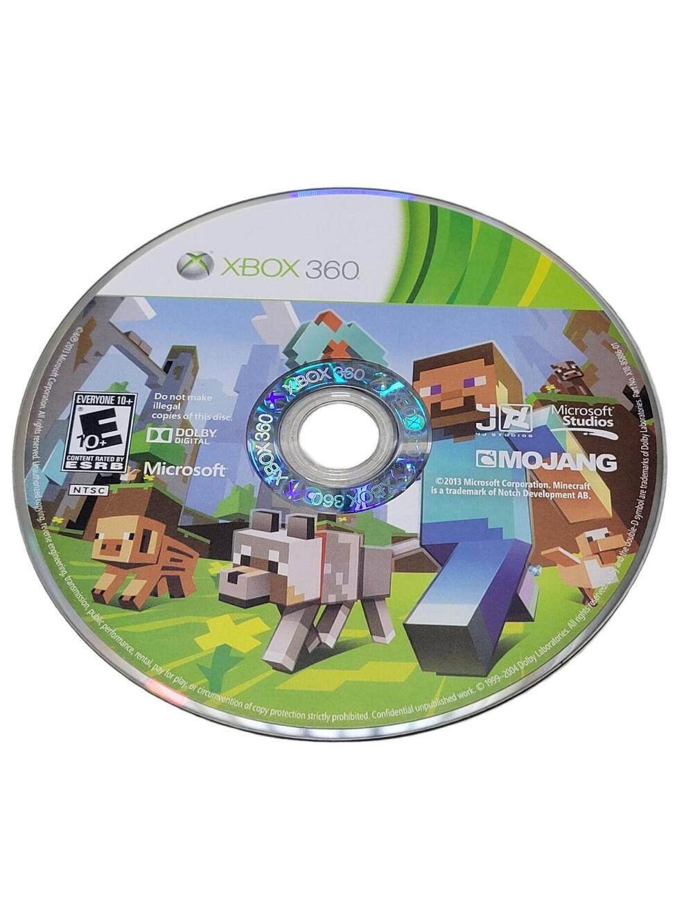 Minecraft (Microsoft Xbox 360 Edition, 2013) Disc Only Tested